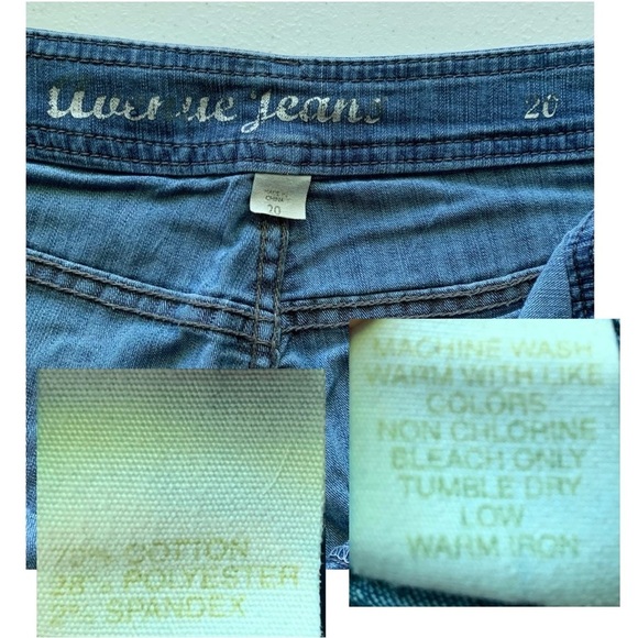 Avenue Medium Rise Stretch Blue Jean Shorts - Picture 7 of 10